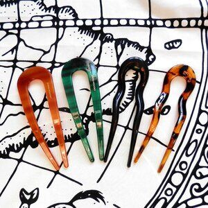 French Hair Pin Set, 4 Pcs (Set 1)